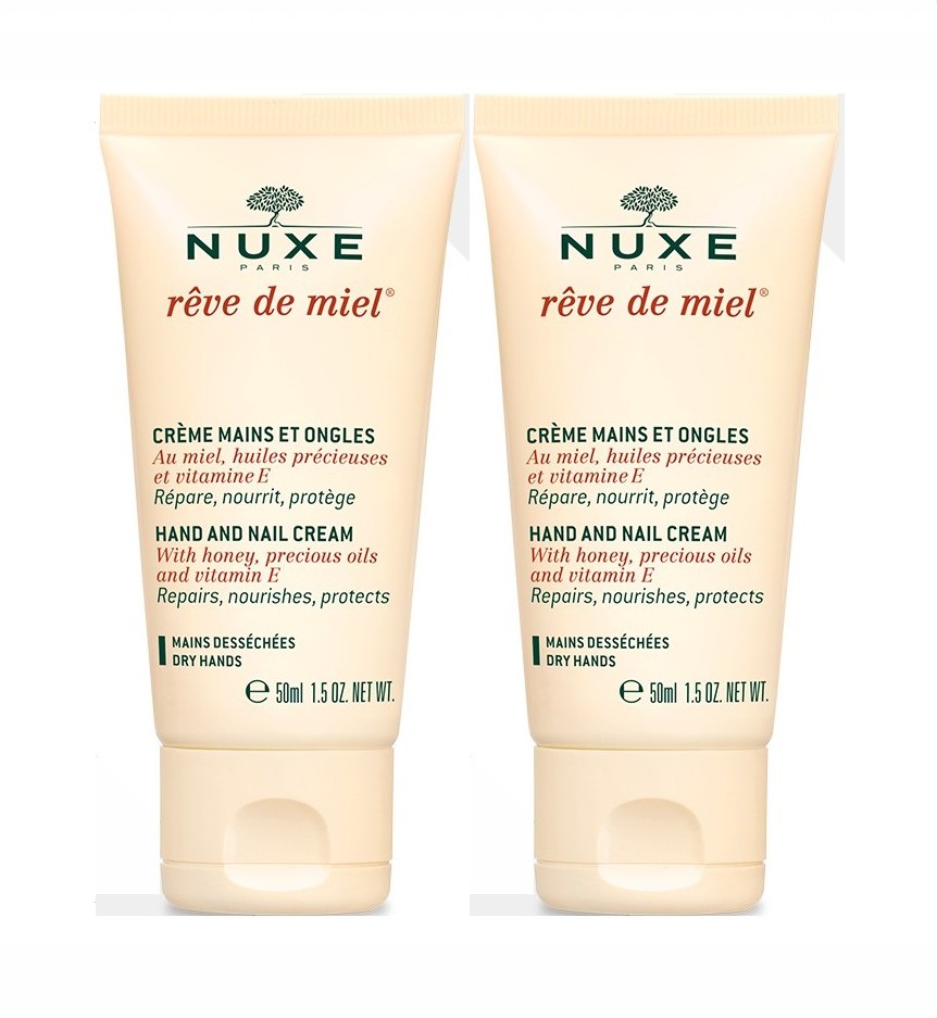 Nuxe Rêve de Miel Crème Mains et Ongles 50ml Lot de 2